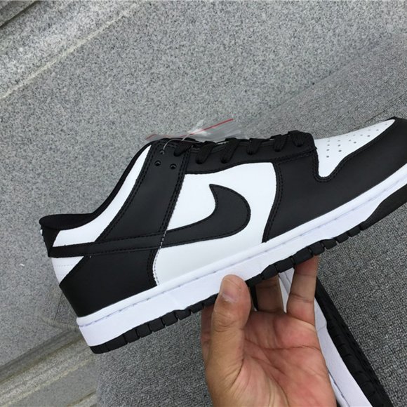 Nike Dunk Low Retro x White Black Panda Sneakers - Picture 4 of 5